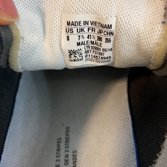 Adidas Original Iconic Sneakers Grey Suede - Picture 5 of 6